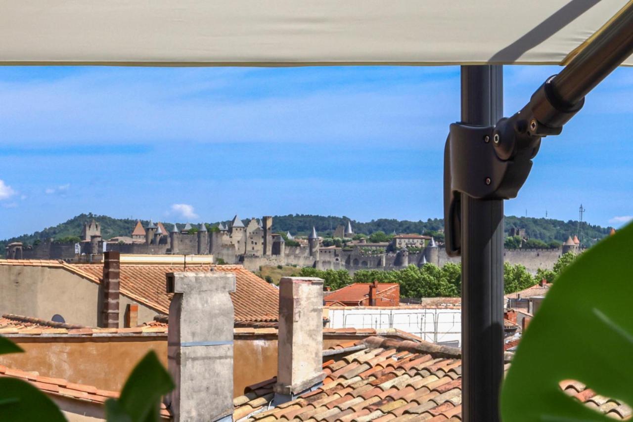 Apartmán La Terrasse Tapaja Vue Conciergeriedamecarcas Carcassonne Exteriér fotografie